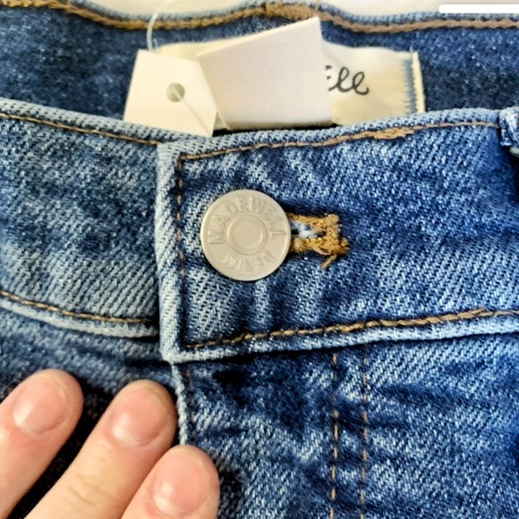 🎉HP🎉 Madewell Slim Wide-Leg Crop Jeans in Reggie - Picture 7 of 11